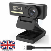 Full HD Webcam USB Autofocus Web Camera with Microphone for PC Laptop NEW UK
